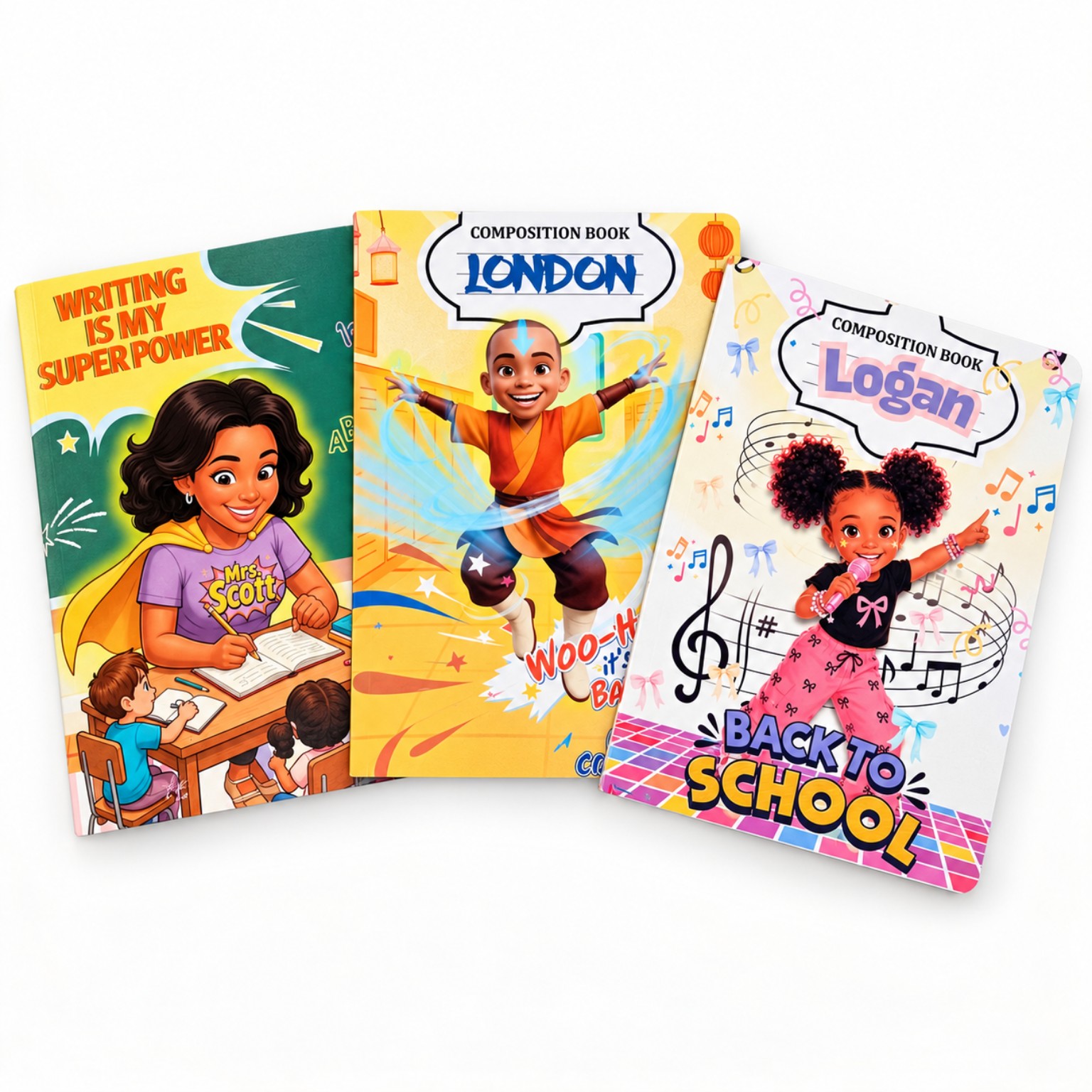 Personalized composition books